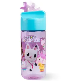 p:os Gabbys Dollhouse Trinkflasche mit Strohhalm