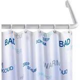 Wenko Duschvorhangstange L-Form 20 mm weiß