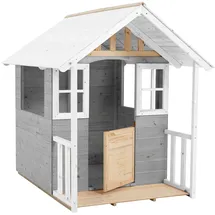 zwerkules Spielhaus Valli Holz Grau