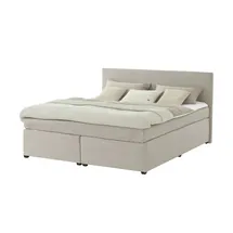 Möbel Kraft Boxspringbett 187 x 104 cm H3 Beige