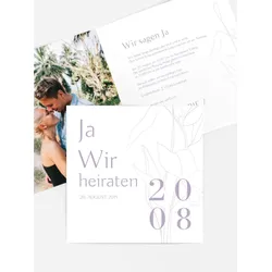 Karten zur Hochzeit selbst gestalten mit Spruch und Fotos im Onlinedesigner bei Meine-Kartenmanufaktur.de