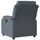 vidaXL Relaxsessel Dunkelgrau Samt 92,5 x 100 x 92,5 cm Grau mit Liegeposition