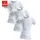 CLIPPER Unterhemd CLIPPER Herren Gr 4 3 Stk N-Gr Doppelripp Obermaterial 100 Baumwolle unifarben körpernah Rundhals Unterhemden Unterhemd Doppelripp T-Shirt T-Shirt