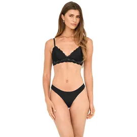 Only Female Brasilianische Slips ONLCHLOE LACE BRAZIL, Spitze Schwarz S