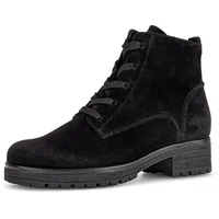 Gabor Schnürstiefelette »Genua«, Blockabsatz, Schnürboots, Komfortschuh in Schuhweite G (= weit), Gr. 39, schwarz, , 91369751-39