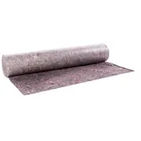 Extra Starkes Malervlies 1 x 50 m (50m2) – Gewicht 220g / m2 - starke Wasserundurchlässige PE-Sperrschicht mit Anti Rutsch Effekt – Abdeckvl... - Grau