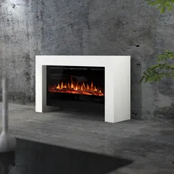 muenkel design bridge [moderner Optiflame Design Elektrokamin]: weiß (warm) - 1550 mm