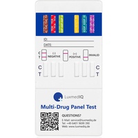 LuxmedIQ Drogenschnelltest für 12 Drogenarten - Urin Drogentest Multi Testkassette 1 St