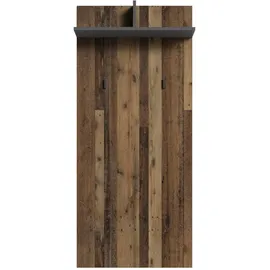 byLIVING Wandgarderobe Ben Eiche Dunkelbraun