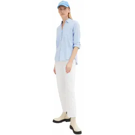 Tom Tailor With Slub Structure 1035247 Bluse Dreamy Blue 36