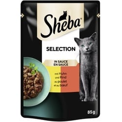 Sheba Selection in Sauce mit Huhn und Rind 28x85 g