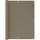 vidaXL Balkon-Sichtschutz 120 x 600 cm Taupe HDPE