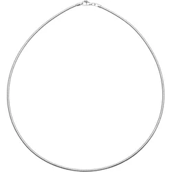 Halsreif OSTSEE-SCHMUCK "Ostsee-Schmuck Halsreif Omega 2,2 mm Halsreif Omega 2,2 mm" Gr. 50, silber (silberfarben), Halsketten, Damen, 50cm, Silber 925 (Sterlingsilber), L: 42cm