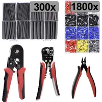 TRU Components TC-13377596 Aderendhülsen-Sortiment Teilisoliert 1 Set