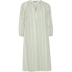 Blusenkleid FRANSA "Blusenkleid FRNadu", Damen, Gr. XXL, bunt (blarney mix), Obermaterial: 100% Baumwolle CO., gestreift, casual, regular fit Midi, Kleider