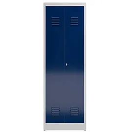 Classix Spind enzianblau, lichtgrau X-510421, 1 Schließfach 59,0 x 50,0 x 180,0 cm