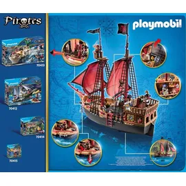 Playmobil Pirates Totenkopf-Kampfschiff 70411