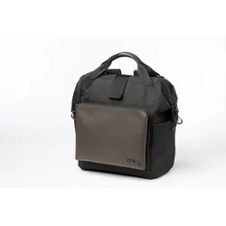 tfk Wickeltasche TFK Polyester Premium Leder Braun