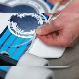 Paulmann Function Mobil Stripe 2x80cm Blau 2,4W 9V 6LR61 Weiß Metall/Kunststoff