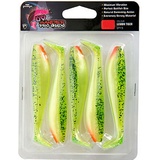 Fox Rage Zander Pro Ultra UV 7,5cm - 5 Gummifische, Farbe:Lemontiger