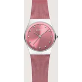 BERING Damenuhr Modell: 12927-989 mit rosa Zifferblatt und Milanaisearmband - Rosa/Rosa