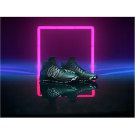 Kempa Attack Mid-Top Handballschuhe mit Michelin Laufsohle schwarz 42