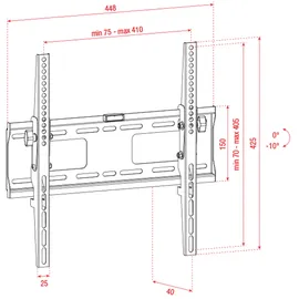 Showgear PLB3255 TV Wall Mount für 32"" - 55""
