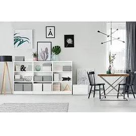 Esselte Aufbewahrungsbox Home M 26,5 x 36 x 10 cm 3-tlg. weiß