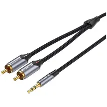 Vention Audiokabel 2xCinch-Stecker - 3,5mm Klinken-Stecker 3,0m (BCNBI)