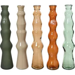 Vase BUBBLES - rot & orange