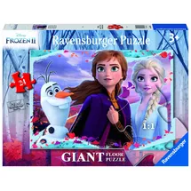 Ravensburger Kinderpuzzle 03036 - Die Eiskönigin 2: Zauberhafte neue Welt - Bodenpuzzle mit 24 großen Puzzleteilen, für kleine Disney-Fans ab 3 Jahren