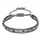 Saraswati Crystal Armband grau 14-28cm