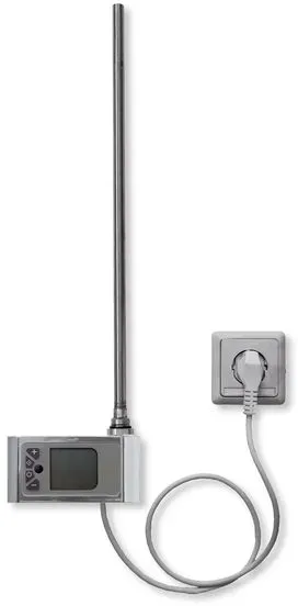 BEMM Elektroheizstab Serie P  mit Raumregelung Trend D - chrom