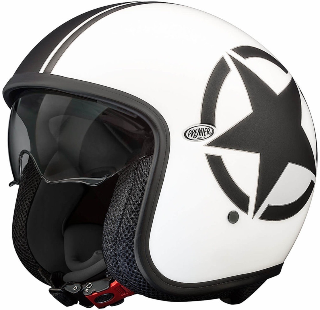 Premier Vintage Star De Helm van de straal, wit, L