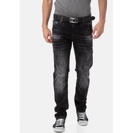 Cipo & Baxx Slim-fit-Jeans Gr. 33, Länge 32, BLACK, , 87533806-33 Länge 32