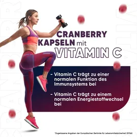Maxmedix Cranberry mit Vitamin C Kapseln 180 St.