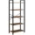 VASAGLE Bücherregal 66 x 30 x 153 cm Braun, Schwarz