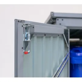 Westmann Mülltonnenbox ISBS-T2D 240 l anthrazit/lichtgrau
