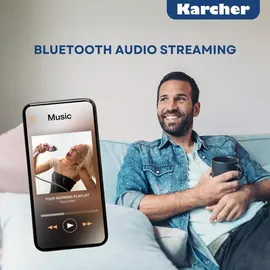 Karcher MC 6475D Stereoanlage Kompaktanlage mit DAB+ Radio, Bluetooth, USB und 20W RMS