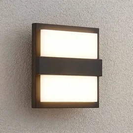 LUCANDE Außenwandleuchte Aluminium 4,9 cm schwarz 9619231