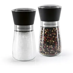 GOURMETmaxx Salz- & Pfeffermühle Kompakt 2er-Set