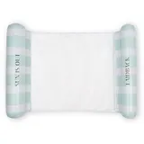 Swim Essentials Luftmatratze Wasserhängematten Grün gestreift 120 x 78 cm, Wassermatratze Matratze Schwimmmatratze Liege