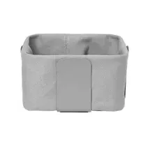 BLOMUS Brotkorb Desa S Stahl / Baumwolle Grau