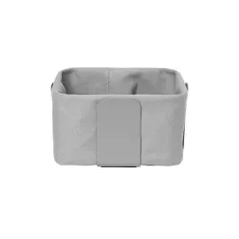 BLOMUS Brotkorb Desa S Stahl / Baumwolle Grau