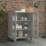 vidaXL Sideboard Grau Sonoma 69,5x34x90 cm Holzwerkstoff
