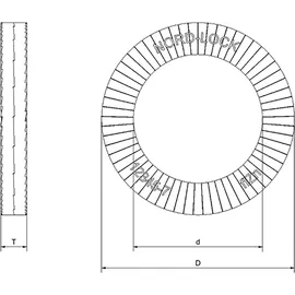 ede - nord-lock Nord-Lock Scheiben St. Zinklam.NL 8sp a20St.