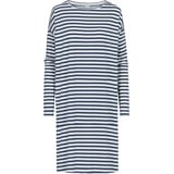 MEY Cyra Nightshirt Weiß/Marine Large Damen