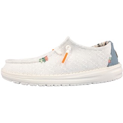 Hey Dude Wendy Boho 40054-1KF Weiß 1KF White Crochet - EU 41