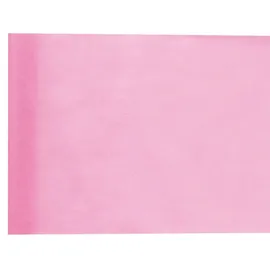 SANTEX Tischläufer, rosa Vlies 25 m x 30 cm,