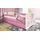 raumhirsch furniture Kinderbett mit Motiv Ballon 80 x 180 cm Holzwerkstoff rosa
